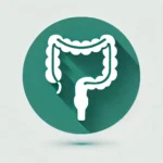 dall·e 2025 02 25 11.01.24 a minimalistic modern medical icon representing ibs irritable bowel syndrome designed in a uniform green color 71c119. the icon should be clean