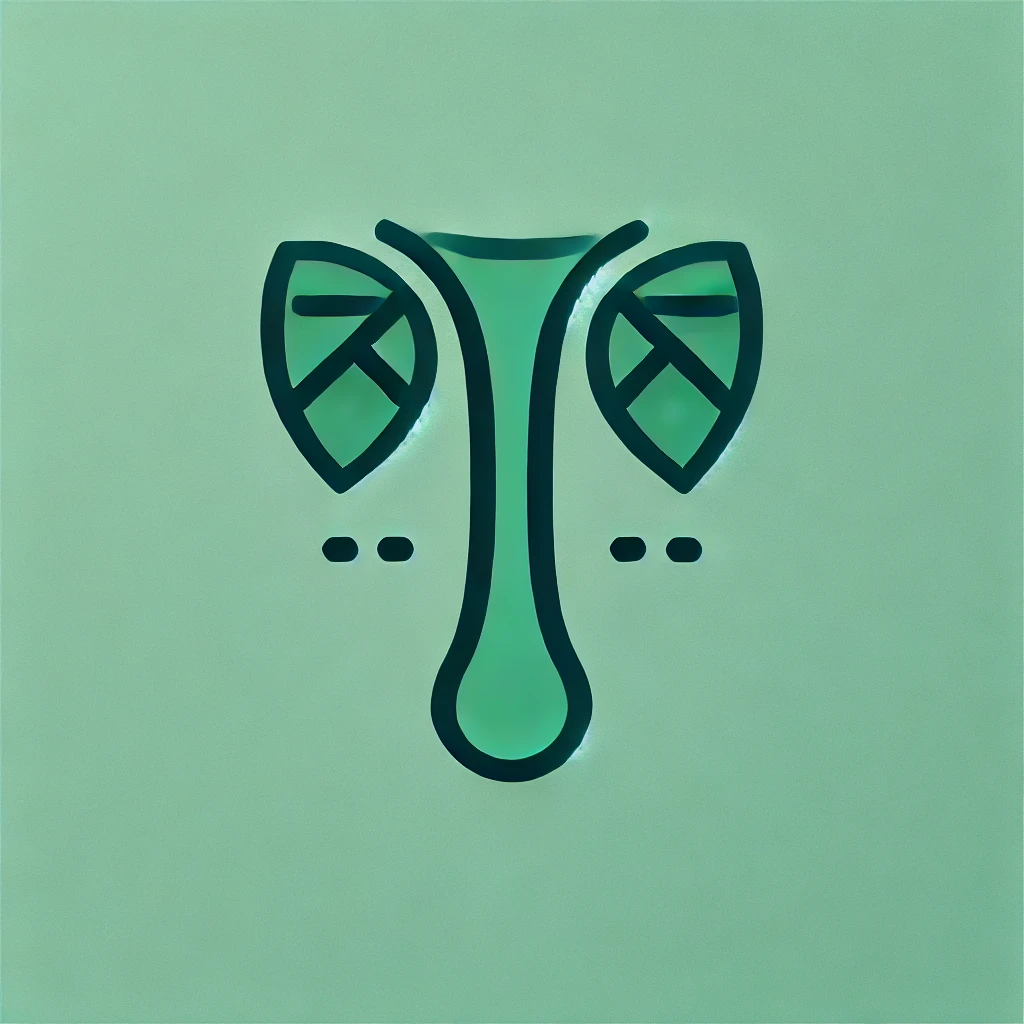 dall·e 2025 02 25 11.01.29 a minimalistic modern medical icon representing pilonidal sinus designed in a uniform green color 71c119. the icon should be clean simple and c