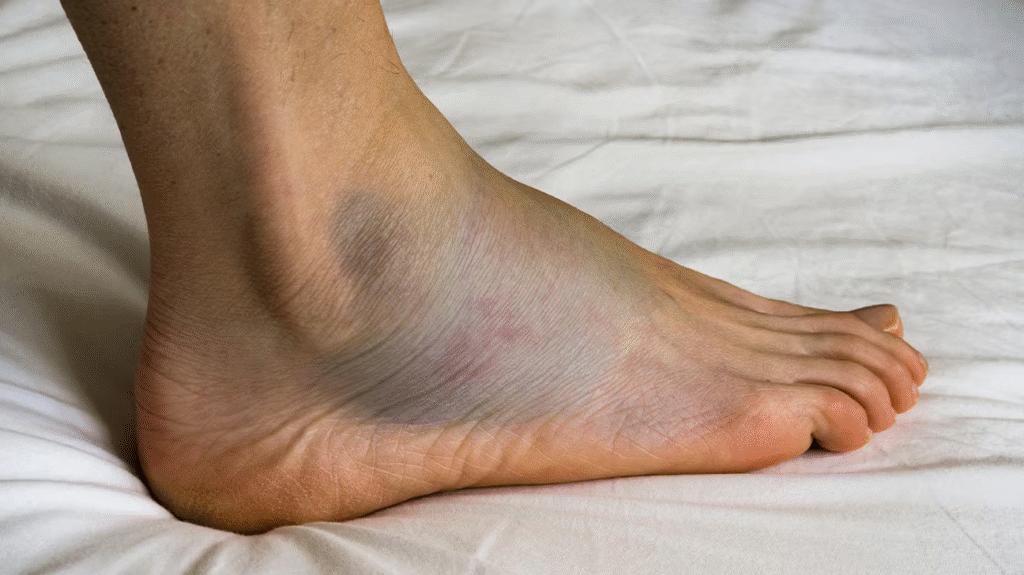 "Swelling in legs, ankles, or feet, one of the Early Symptoms You Should Never Ignore for maintaining good health."
