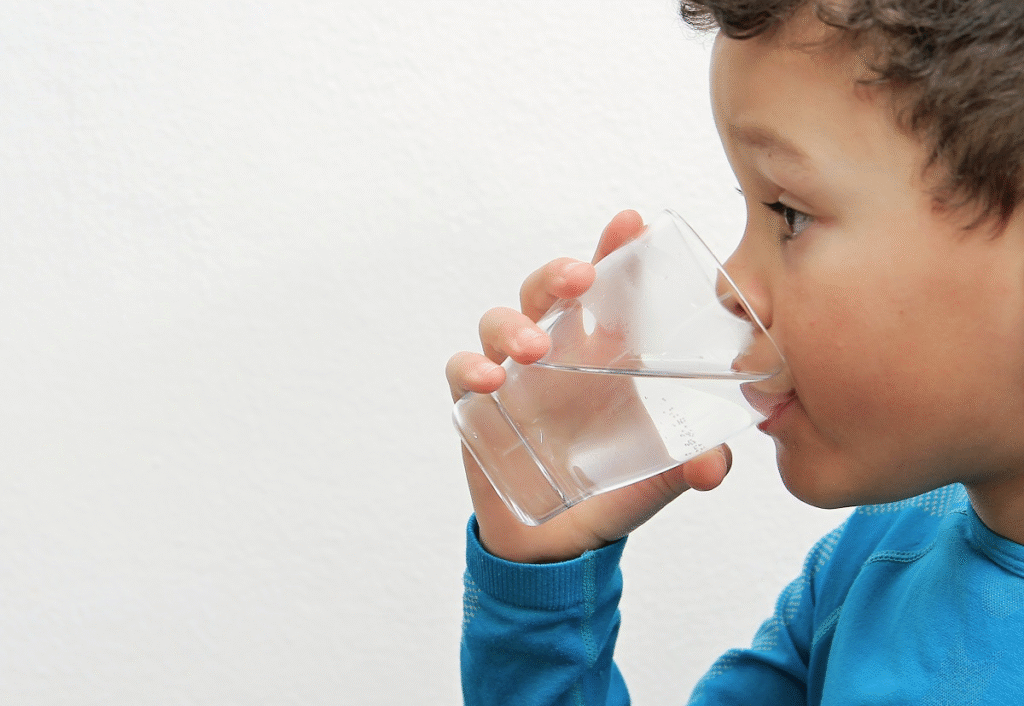 "Individual showing symptoms of frequent urination and increased thirst"